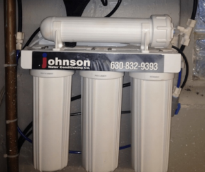 Reverse osmosis system at a house in Schaumburg, Illinois