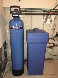 Water softening system at a house in Warrenville, Illinois