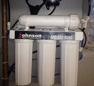 Reverse osmosis system at a house in Naperville, Illinois