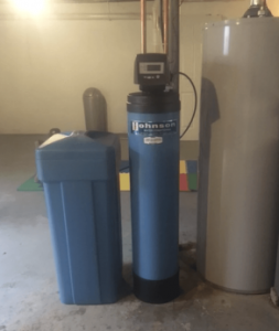 Water purification system at a house in Western Springs, Illinois