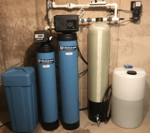 Chlorine injection system at a house in Batavia, Illinois