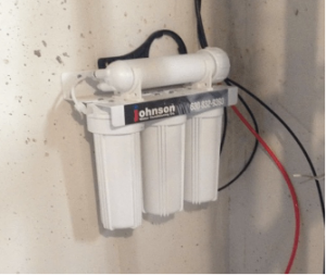 Reverse osmosis system at a house in Inverness, Illinois