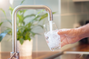 Soft water at a house in Lemont, Illinois