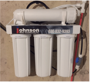 Reverse osmosis system at a house in Itasca, Illinois