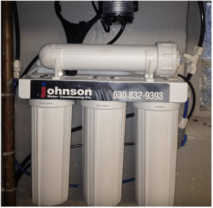 Reverse osmosis system at a house in Wauconda, Illinois