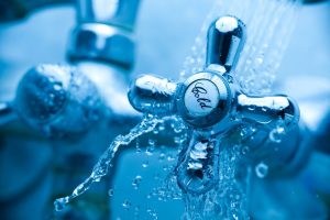 Softened and purified water at a house in Winfield, Illinois