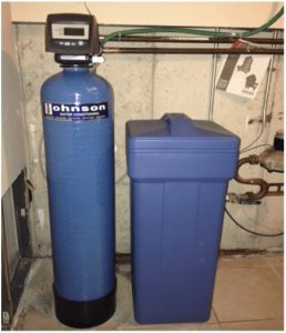 Water softening system at a house in Romeoville, Illinois