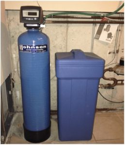 Water softening system at a house in Romeoville, Illinois