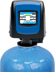 Pentair water softener at a house in Glen Ellyn, Illinois