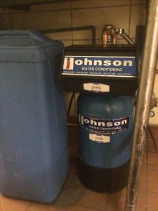 Hot water softener