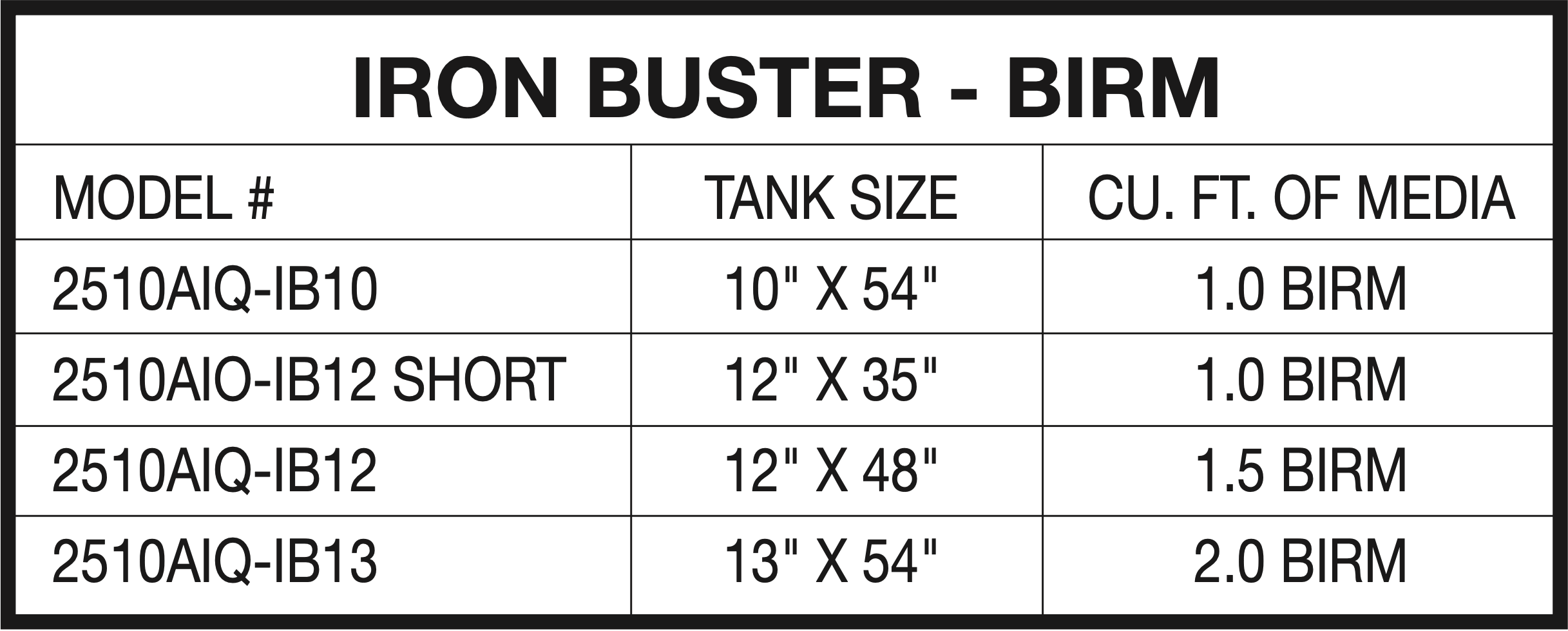 IRON BUSTER - BIRM IRON BUSTER - BIRM
